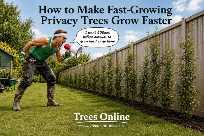 How to make young privacy trees and hedging plants grow faster
