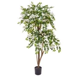 Artificial Bougainvillea Tree in White **FREE UK MAINLAND DELIVERY**
