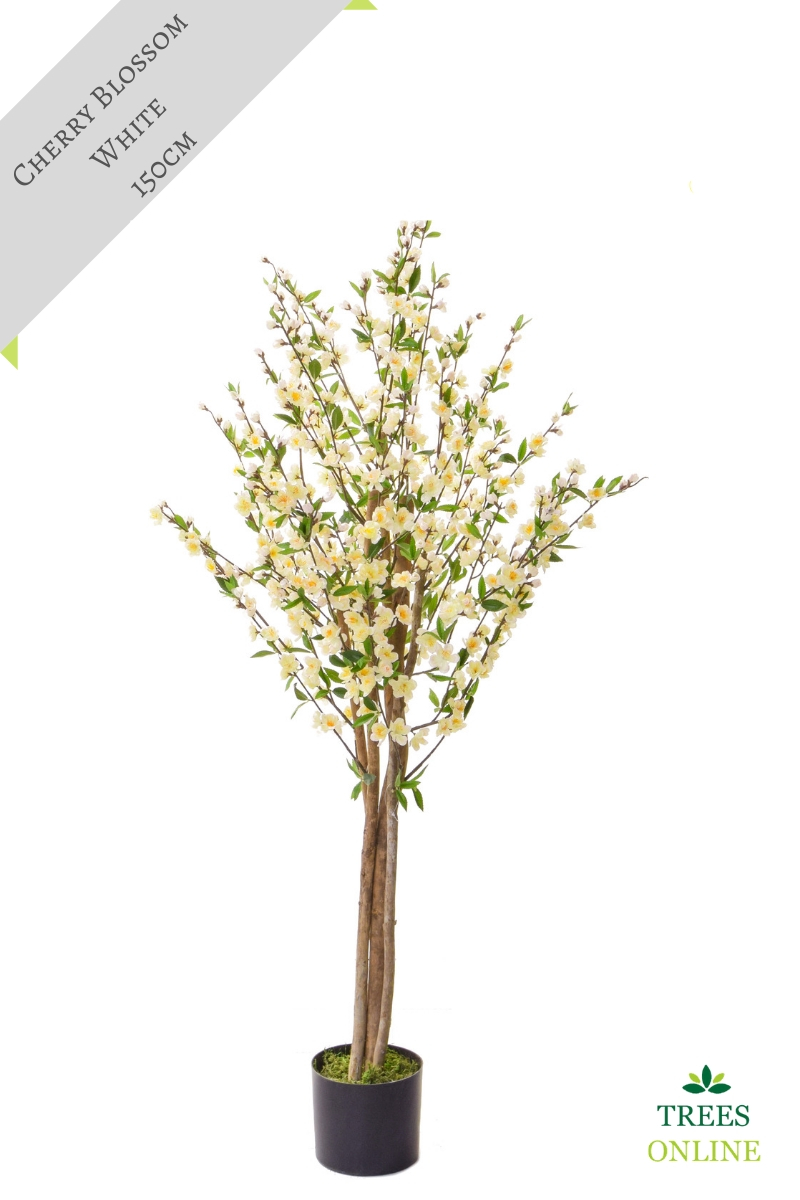 Buy our Artificial Cherry Blossom Trees in White Stunning Quality Expertly Handmade. *FREE