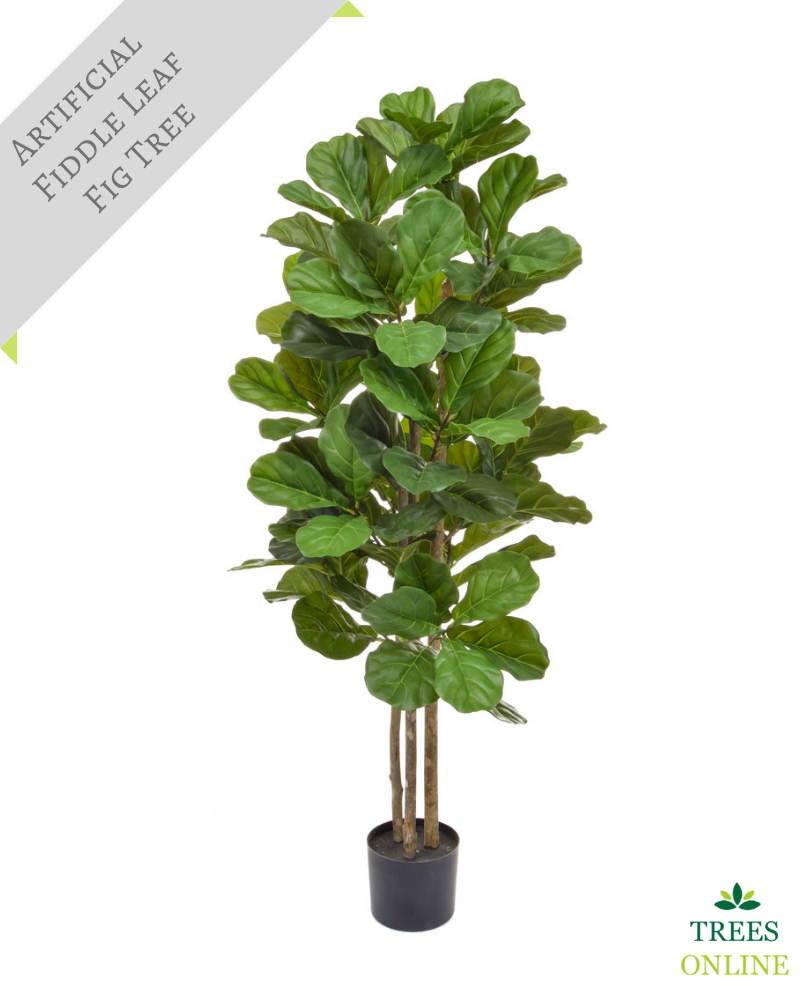 Buy our Artificial Fiddle Leaf Fig Tree 150cm Superior Quality & Expertly Crafted. **FREE UK