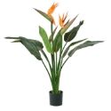 Artificial Tropical Flowering Bird of Paradise Tree - 103cm - Exceptionally Life-Like | Fire Retardant **FREE UK MAINLAND DELIVERY**
