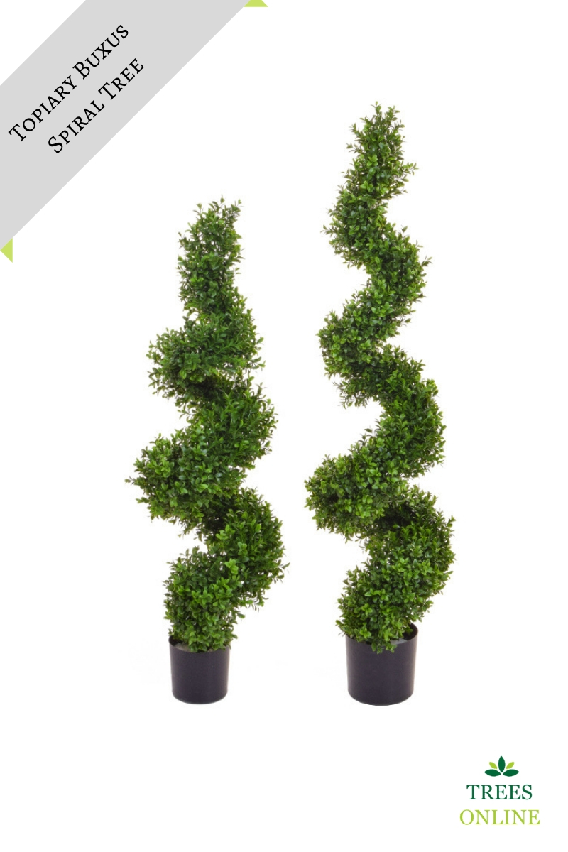 Buy Artificial Topiary Buxus Spiral Tree Online. Minimal Maintenance