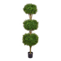 Artificial Topiary Buxus Triple Ball Tree **Free UK Mainland Delivery**