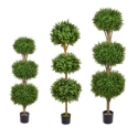 Artificial Topiary Buxus Triple Ball Tree **Free UK Mainland Delivery**