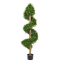 Artificial Topiary Buxus Spiral with Bare Stem **FREE UK MAINLAND DELIVERY**