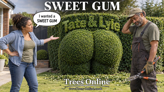 Sweet Gum (Liquidambar styraciflua) gardening comedy meme
