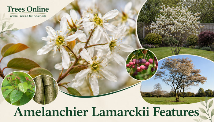 Amelanchier lamarckii features