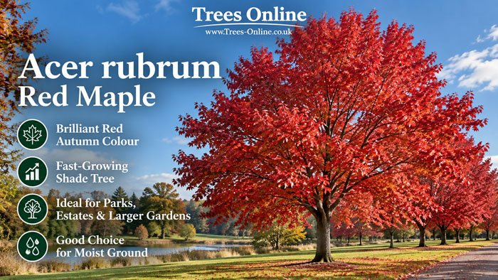 Cell grown Red Maple Acer rubrum saplings