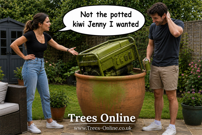 Kiwi Jenny potted plant garden meme