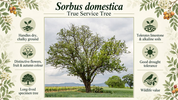 True Service Tree - Sorbus domestica